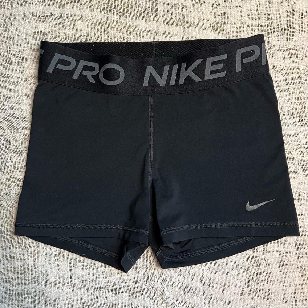 Nike Pro • Black Spandex Performance Shorts • Size Small